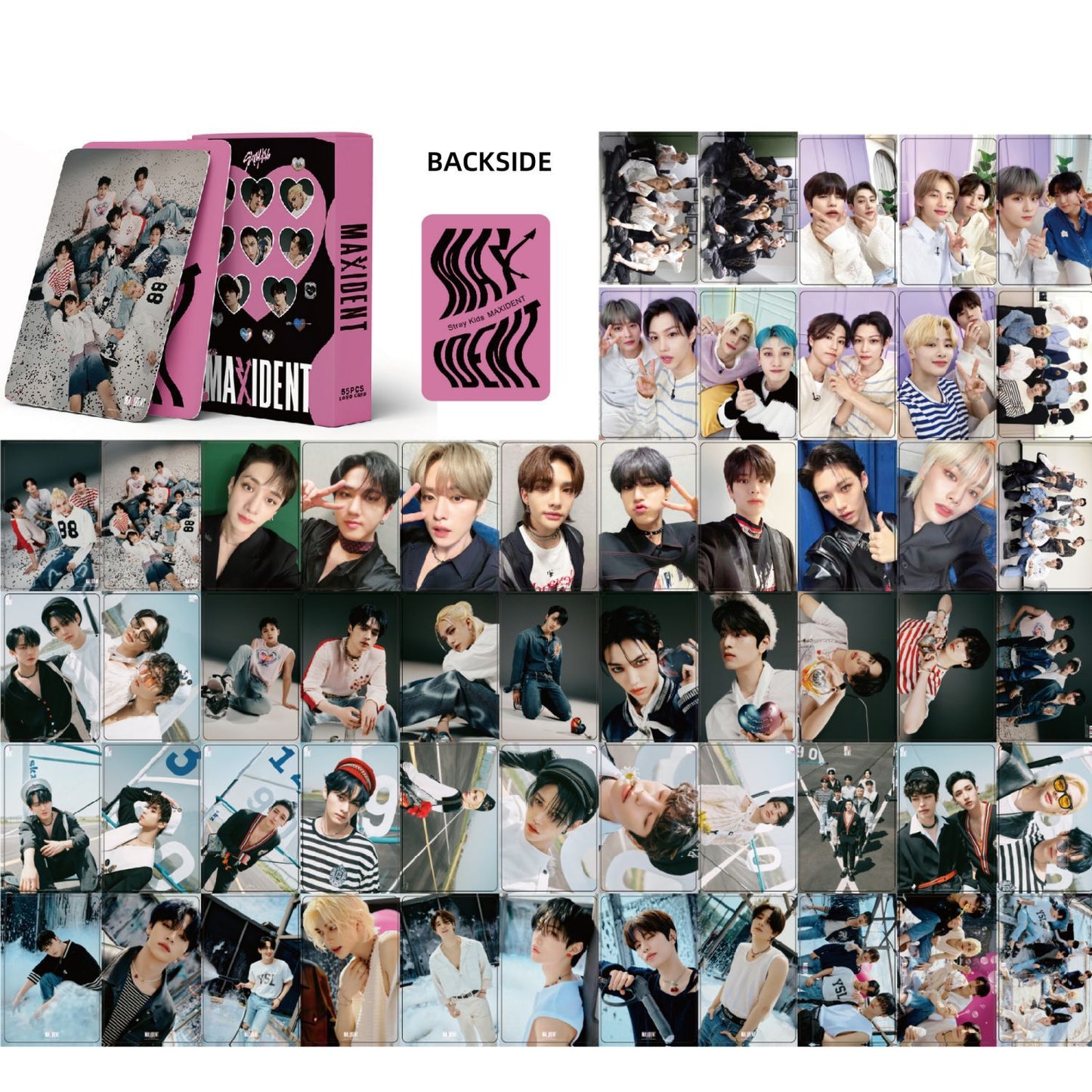 STRAY KIDS | ATE, Magic School, ROCK-STAR, 2024 Season's Greetings, ★★★★★ - 5-Star, MAXIDENT, NO EASY & ODDINARY Photo Card Sets (1 Box = 55 Cards! 🫶)