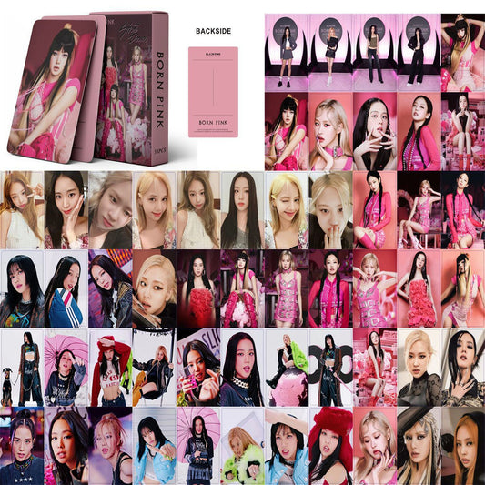 BLACKPINK | THE GAME, 7th Anniversary, JISOO 'ME', Coachella, BORN PINK, Pink Venom, THE ALBUM, LALISA, Summer Diary, Welcoming Collection Photo Card Sets (1 Box = 55 Cards! 🫶)