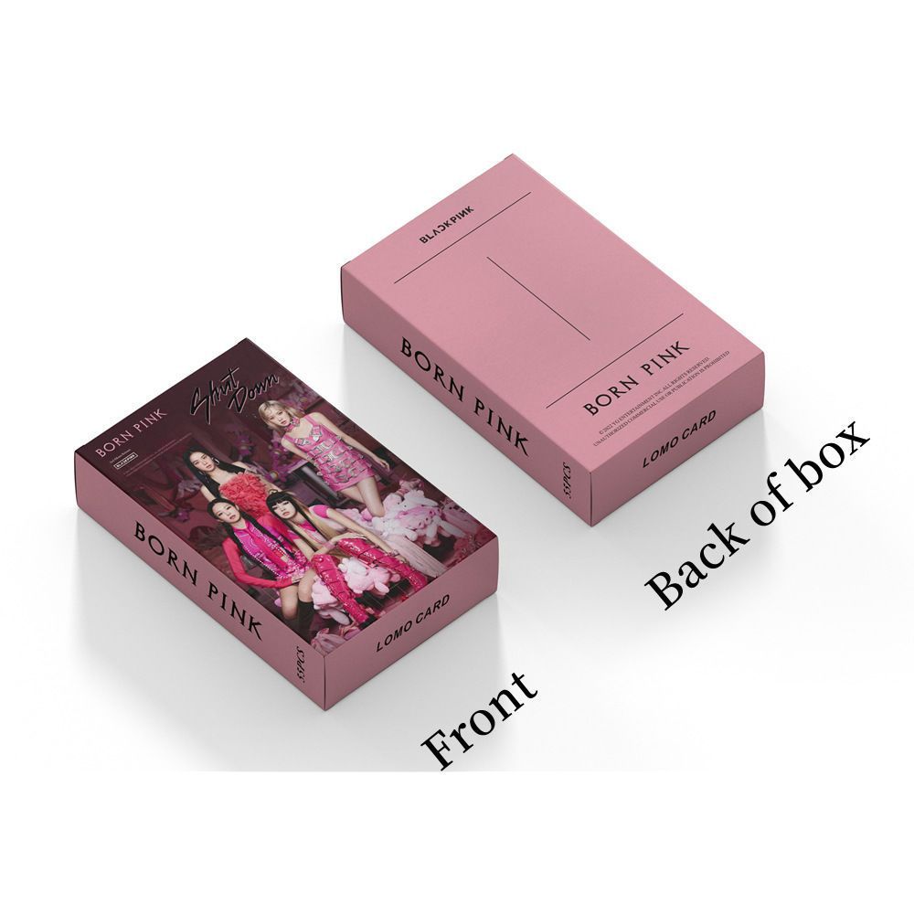 Lomo Card 2022 Season's Greetings Photocard Personal Pictures 4 Boxes / 220  PCS Set Lomo Card Gift for Blink Girls and Boys