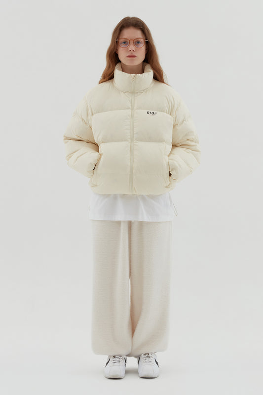 O!Oi Korea - Signature Puffer Jacket (Ivory) - Rosé K-Shop