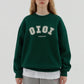 O!Oi Korea - Signature Sweatshirts - Green / S - Rosé K-Shop