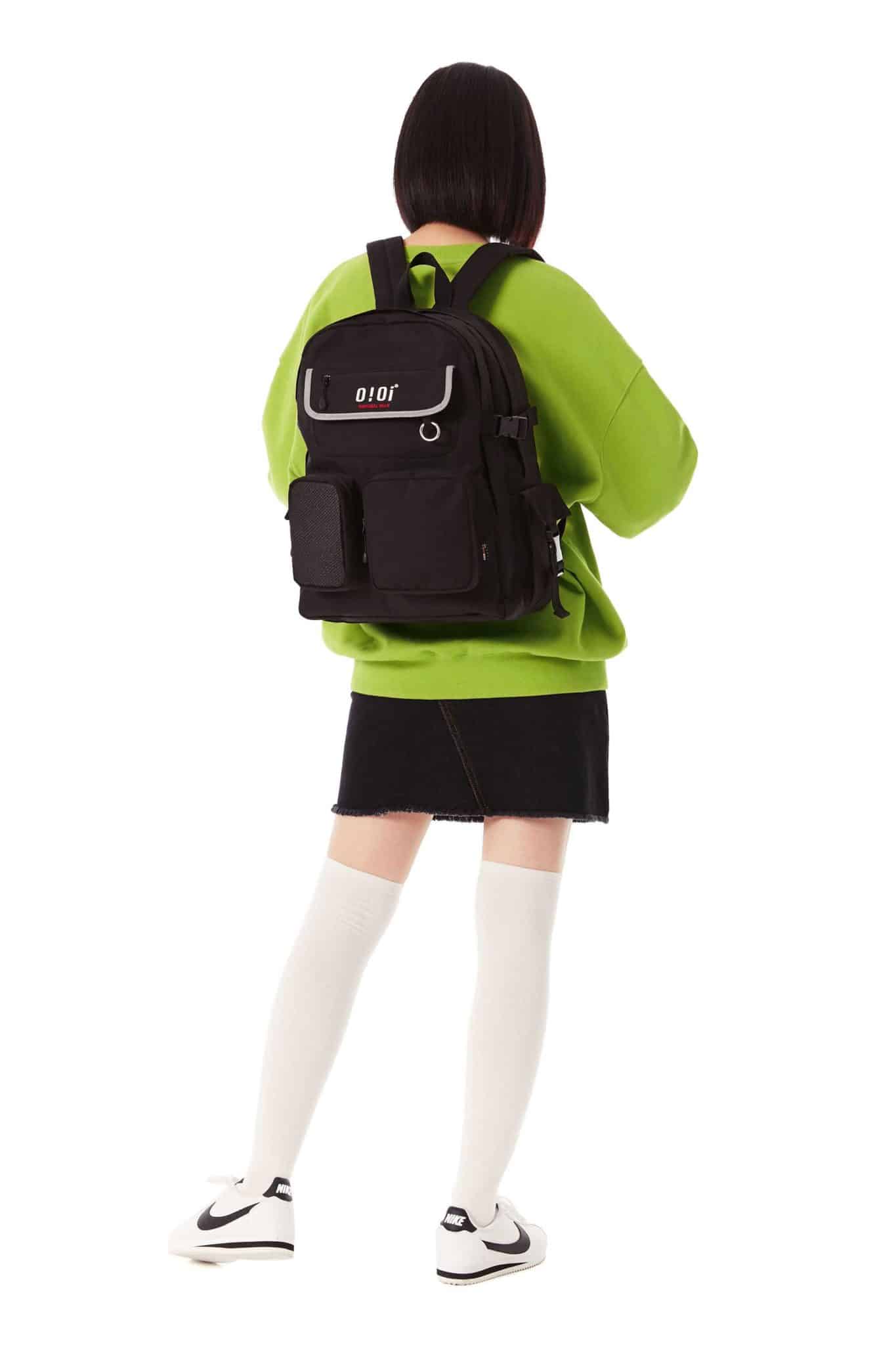 OiOi | Black School Backpack Ver. 2 (NewJeans' Pick)