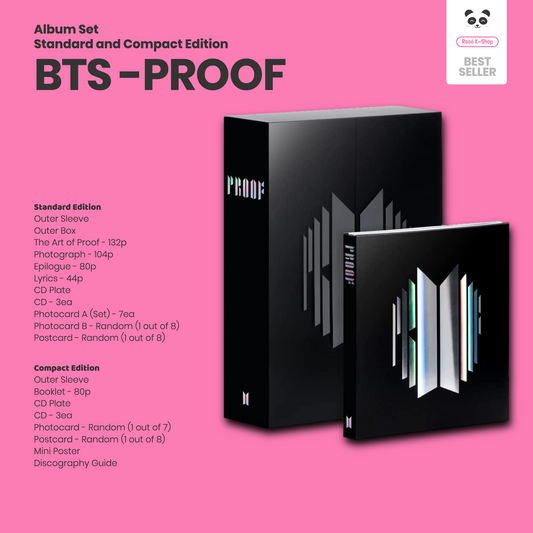 BTS - PROOF Album Set (Standard and Compact Edition) - Rosé K-Shop