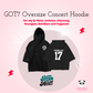 GOT7 Oversize Unisex Concert Hoodie - Jay B, Mark, Jackson, Jinyoung, Youngjae, BamBam and Yugyeom - Rosé K-Shop