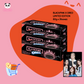 BLACKPINK x OREO LIMITED EDITION 80g x 3boxes - Chocolate 80g x 3boxes - Rosé K-Shop