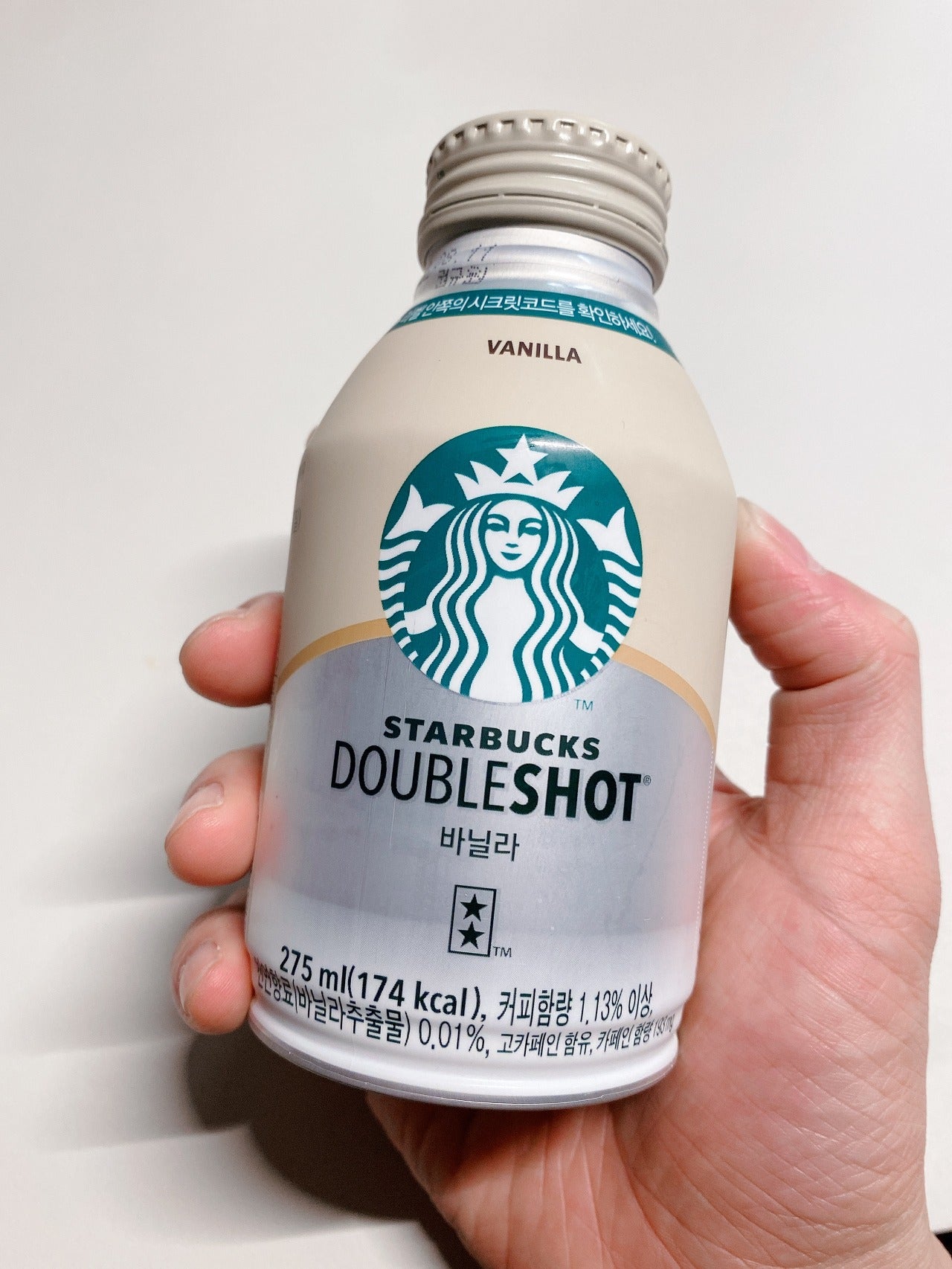 Starbucks Korea Double Shot Espresso Vanilla 275ml x 6 + Limited Mint Color Tote Bag - Rosé K-Shop