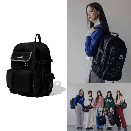 OiOi | Black School Backpack Ver. 2 (NewJeans' Pick)